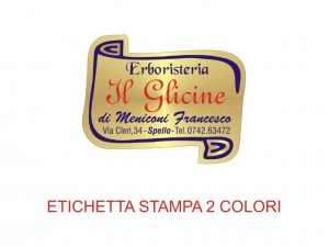 Etichette adesive per erboristerie, cosmetica, cosmesi (mm 33X26)  (cod.43M )